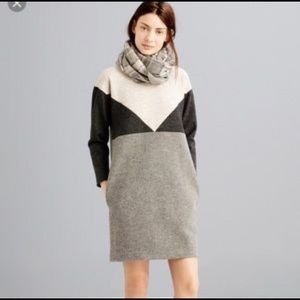 Madewell Colorblock Sweater Dress